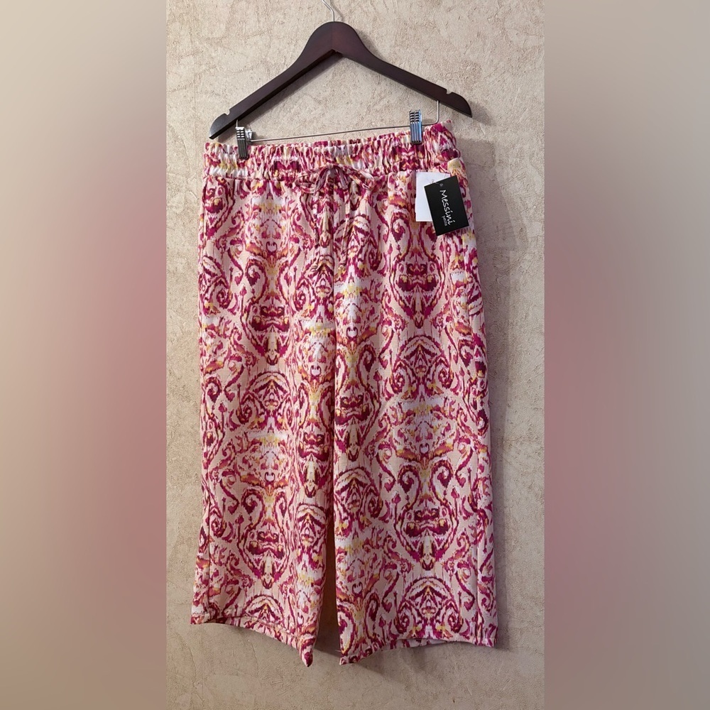 Messini Capri Wide Leg Pants #8923
